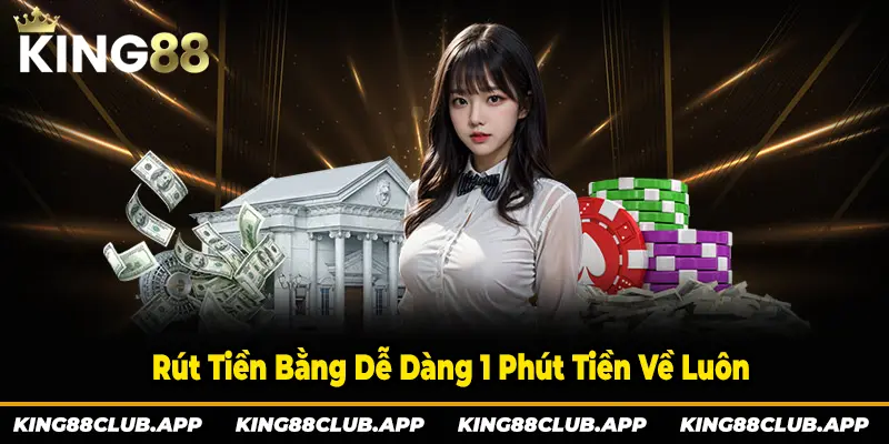 Các hình thức rút tiền nào của KING88 củng nhanh gọn và tiện lợi